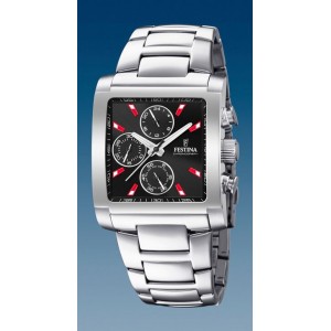 Montre Festina F20423/8 homme chrono rectangulaire