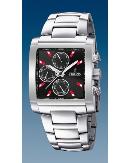 Montre Festina F20423/8 homme chrono rectangulaire