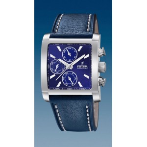 Montre Festina homme F20424-2 chrono cuir bleu