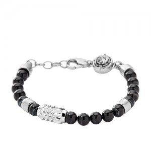 Bracelet Diesel bijoux DX0847040 acier et résine