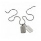 Collier Diesel bijoux DX1194040 plaques militaires