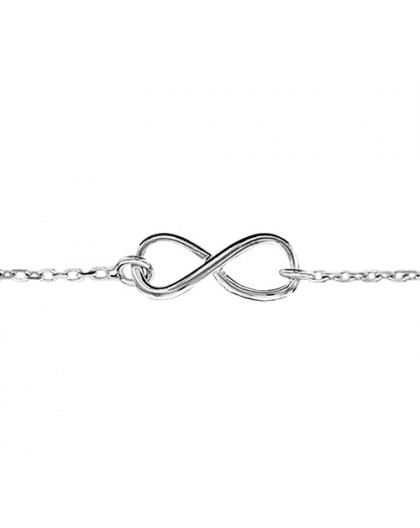 Bracelet argent motif infini simple