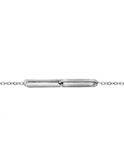 Bracelet argent double agrafe