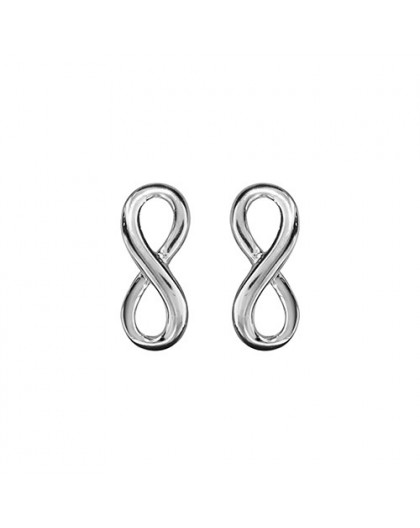 Boucles oreilles argent infini simple