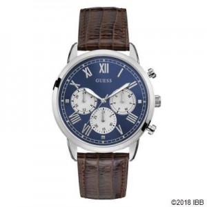 Montre Guess homme W1261G1 cuir marron