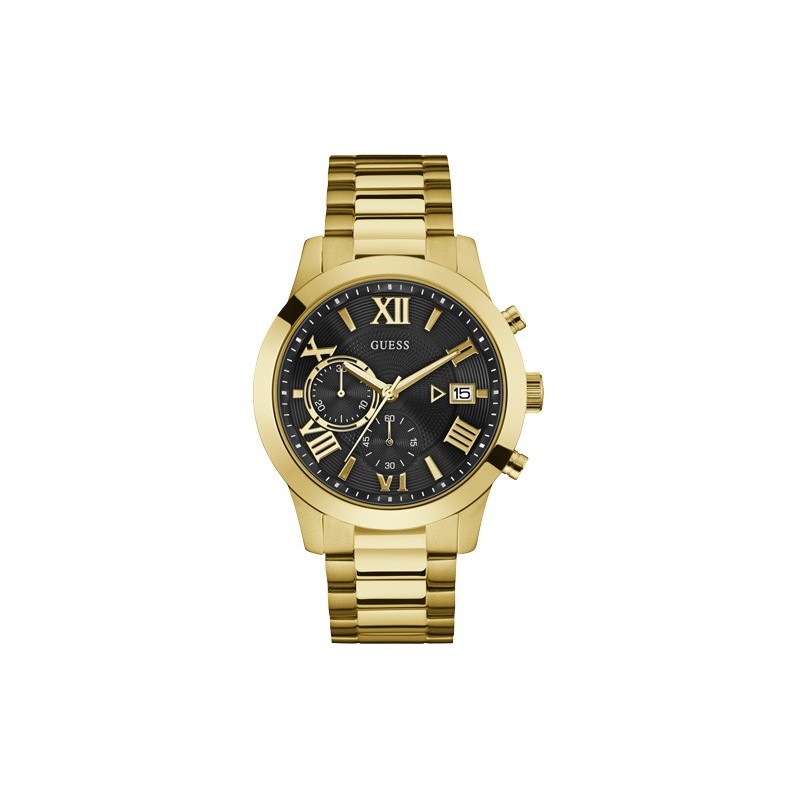 Montre Guess homme W0668G8 chrono plaqué or