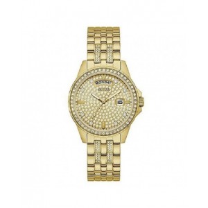 Montre Guess femme GW0254L2 Day date plaqué or