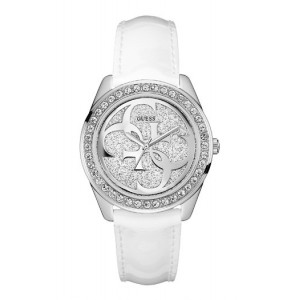 Montre Guess femme W0627L4 cuir blanc