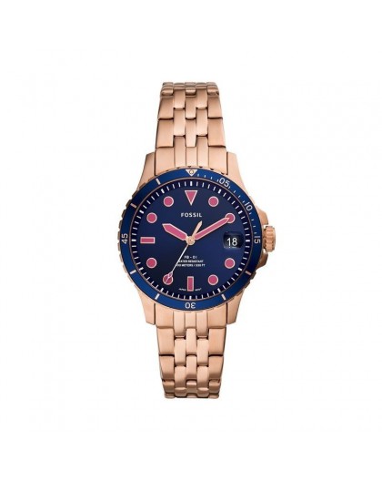 Montre fossil top or femme