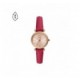 Montre Fossil ES5006 femme carlie mini cuir fushia