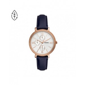 Montre Fossil ES5096 femme Jacqueline cuir bleu