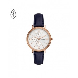 Montre Fossil ES5096 femme Jacqueline cuir bleu