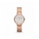 Montre Fossil femme ES3284 tout acier rosée