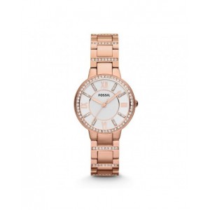 Montre Fossil femme ES3284 tout acier rosée