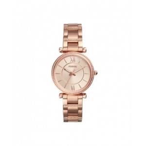 Montre Fossil femme ES4301 tout acier rosée