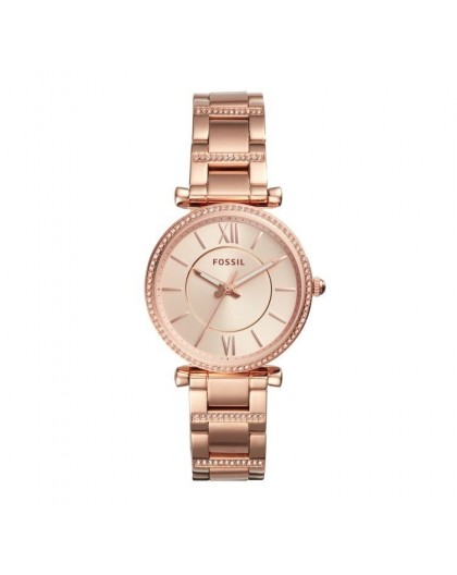 Montre Fossil femme ES4301 tout acier rosée