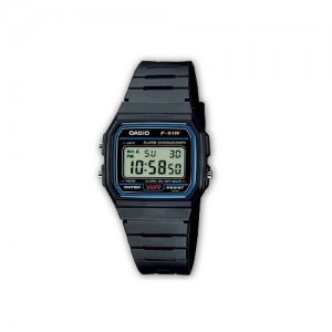 Montre Casio F-91W-1YER PU noir vintage