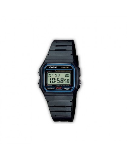 Montre Casio F-91W-1YER PU noir vintage