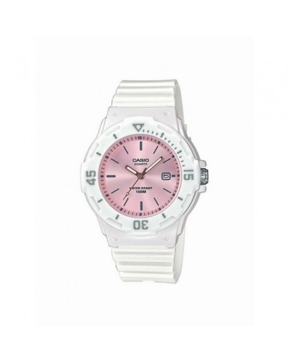 Montre Casio LRW-200H-4E3VEF PU blanc femme