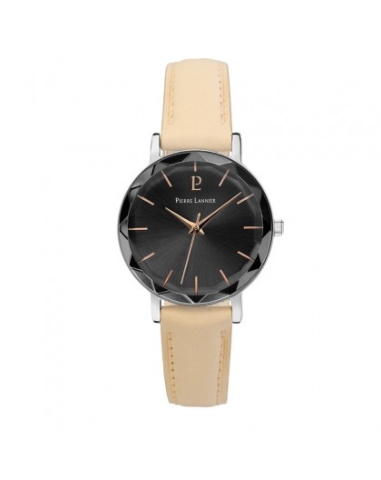 Montre Pierre Lannier 009M684 femme cuir beige