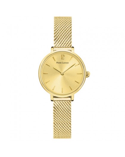 Montre Pierre Lannier 014J548 femme acier doré
