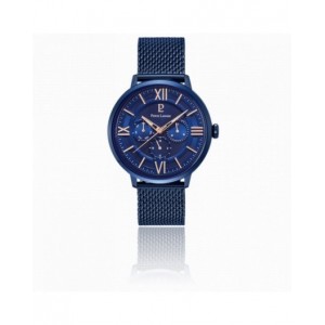 Montre Pierre Lannier 255F466 homme acier bleu