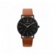 Montre Pierre Lannier 203F434 homme cuir marron