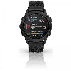 Montre Garmin Fenix 6 sapphire Black dlc