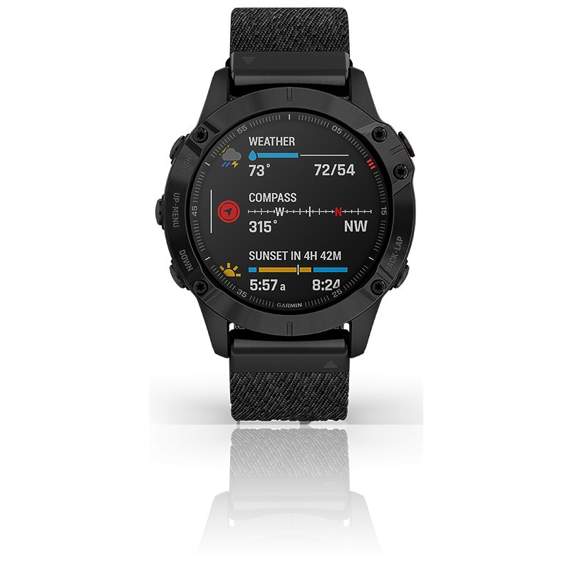 Achat Montre connectée Garmin fenix 6 Sapphire avec bracelet en titane