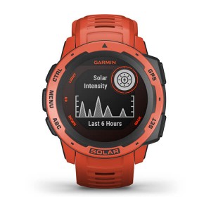 Montre Garmin Instinct Solar rouge feu 010-02293-20