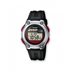 Montre Casio W-211-1BVES PU noir enfant