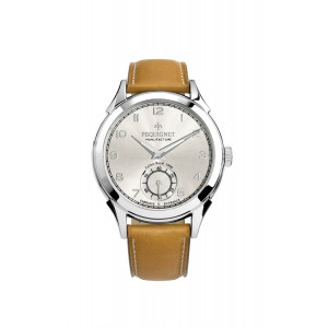 Montre Pequignet Royale manuelle cadran argent soleillé