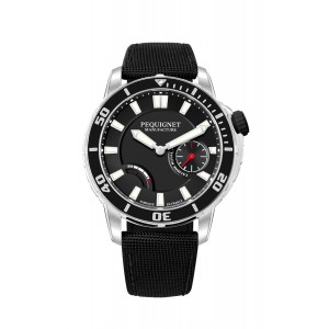 Montre PEQUIGNET Plongée royale 300m lunette noire