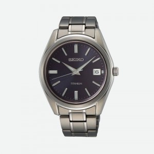 Montre Seiko SUR373P1 classique titane