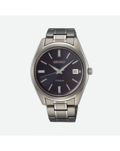 Montre Seiko SUR373P1 classique titane