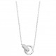 Collier argent oxydes zirconium