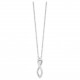 Collier argent oxydes zirconium infini huit