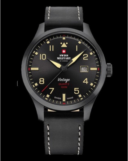 Montre Swiss Military SM34078.08 military black