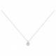 Collier argent oxyde Zirconium goutte sertis