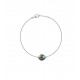 Bracelet Perle de Tahiti sur chaine argent