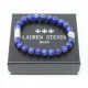 Bracelet Lauren Steven Lapis Lazuli taille L