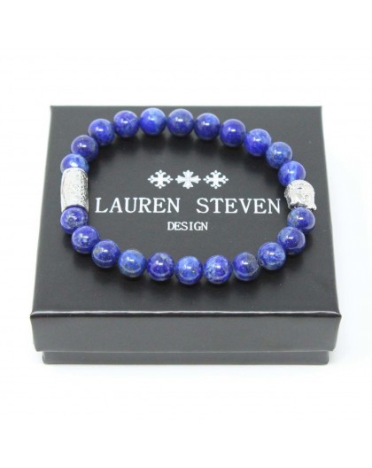 Bracelet Lauren Steven Lapis Lazuli taille M