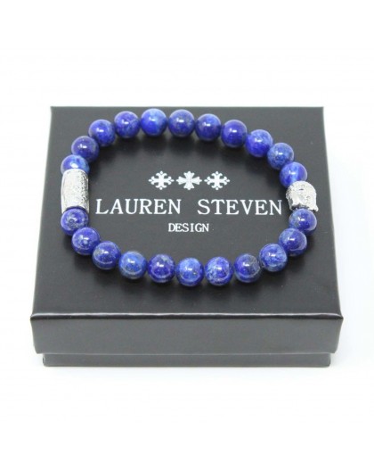 Bracelet Lauren Steven Lapis Lazuli taille M