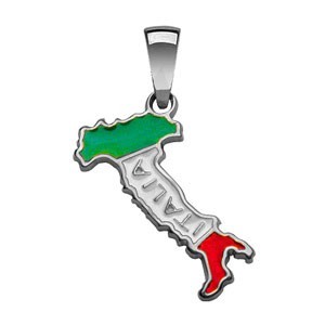 Pendentif argent pays Italie