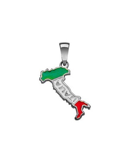 Pendentif argent pays Italie