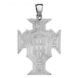 Pendentif argent Croix portugaise grand modèle