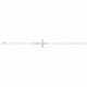 Bracelet Argent oxydes zirconium croix