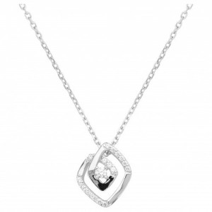 Collier Argent cercles Oz