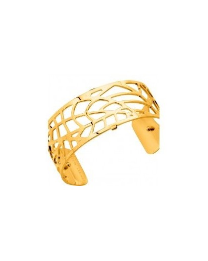 Bracelet Georgettes Fougères 25mm finition dorée