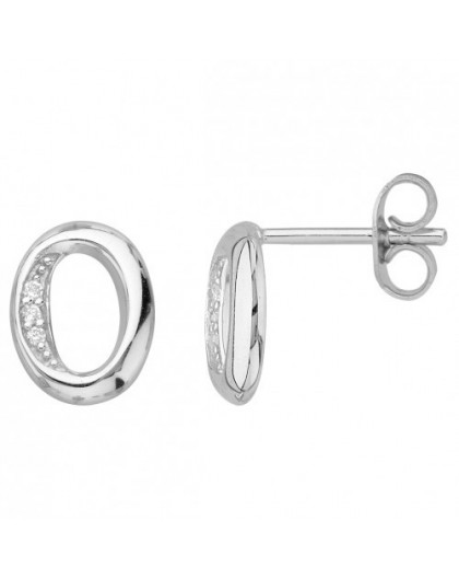 Boucles d'oreilles Argent cercle OZ